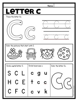 Alphabet Letter Worksheets - Alphabet Tracing, Recognition, and Sounds