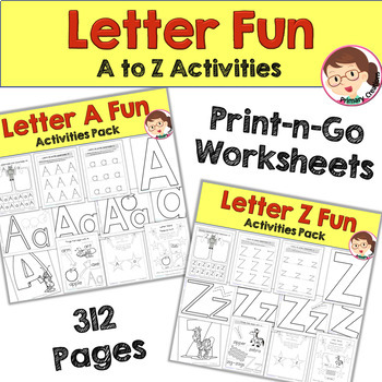 Preview of Alphabet Worksheets Bundle, Alphabet Letter Tracing - Preschool PreK SPED Autism