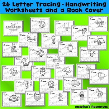 alphabet worksheets bundle letter tracing handwriting worksheets dot