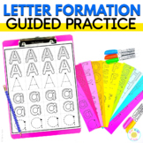 Alphabet Worksheets | Letter Formation | Path of Motion Tracing