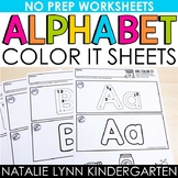 Alphabet Worksheets Letter Formation Write and Color Letters