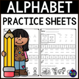 Alphabet Worksheets: Letters Tracing & Beginning Sound Practice