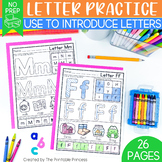Alphabet Worksheets | No Prep Letter Practice
