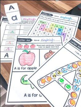 Alphabet Worksheets Printable - Letter of the Week A-Z by The Simple ...