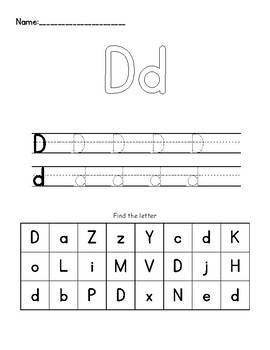 Alphabet Worksheets - Tracing and Identifying by Jessica Cherry | TpT