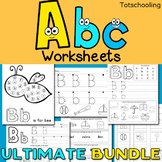 Alphabet Worksheets: Ultimate Bundle