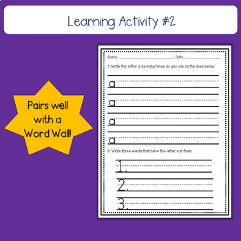 Alphabet Worksheets and Learning Activities | TpT