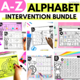 Alphabet Worksheets for Intervention | Alphabet Practice A to Z