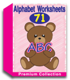 Alphabet Worksheets for Kindergarten (71 Worksheets) No Prep