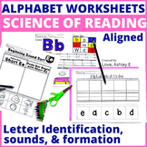 Alphabet Worksheets for Kindergarten - Alphabetical Order,