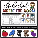 Alphabet Write/Trace the Room for Kindergarten