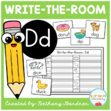 Alphabet Write-the-Room Classroom Activity - Letter Dd