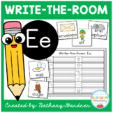 Alphabet Write-the-Room Classroom Activity - Letter Ee