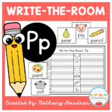 Alphabet Write-the-Room Classroom Activity - Letter Pp