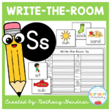 Alphabet Write-the-Room Classroom Activity - Letter Ss