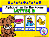 Alphabet Write the Room: Letter D