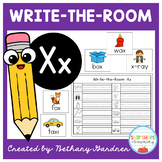 Alphabet Write-the-Room - Letter Xx - Classroom Activity