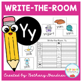 Alphabet Write-the-Room - Letter Yy - Classroom Activity