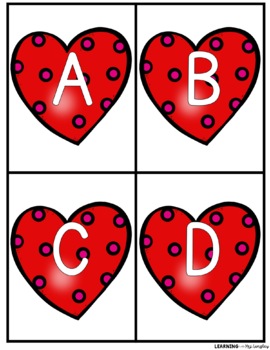 Alphabet Write the Room Valentine by Learning with Mrs Langley | TPT