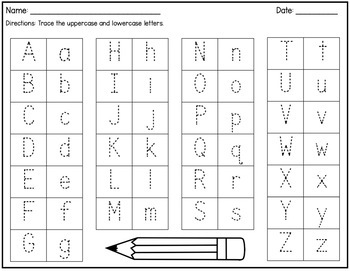 Alphabet Writing - Practice and Assessment by Callie's Creative Corner