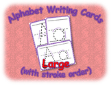 Alphabet Writing Cards Large (with stroke order)
