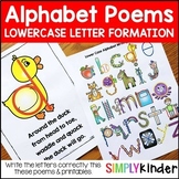 Alphabet Posters with Letter Formation Poems - Lowercase L