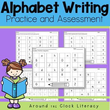 Preview of Alphabet Writing Practice and Assessment