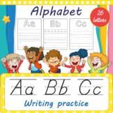 Alphabet Writing Practice Alphabet Tracing and Handwriting