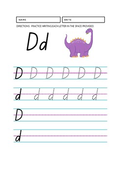 Alphabet Writing Practice Book Alphabet Letter Writing Practice Pages pdf