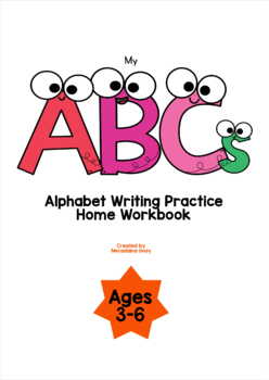 Preview of Alphabet Writing Practice Home Workbook