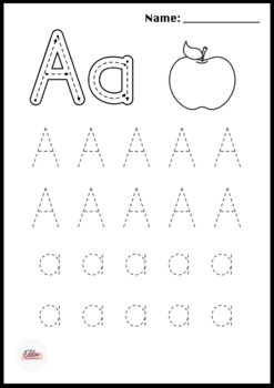Alphabet Writing Practice | Letter Tracing Handwriting A to Z | TPT