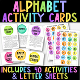 Alphabet activity cards - Letter recognition - Toddler act
