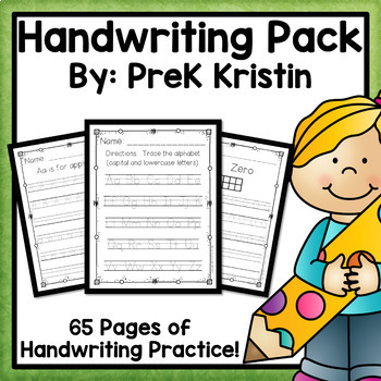 Preview of Handwriting Worksheets Bundle