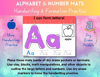 Number Formation Play-Doh Mat 0-10 Activity Set