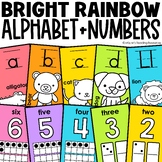 Alphabet and Number Posters BUNDLE Classroom Decor Letter 