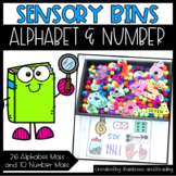 Alphabet and Number Sensory Bins