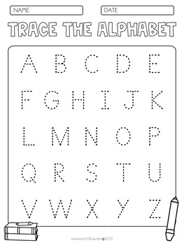 Alphabet and Number Tracing Handwriting by Learners of the World