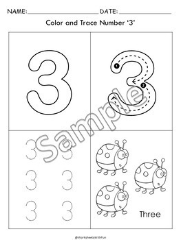 Alphabet And Numbers, Preschool Tracing Worksheets, Morning Work, T-wwf373