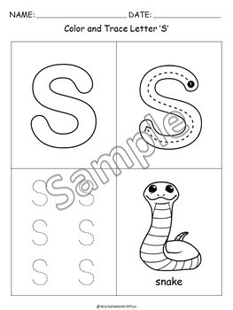 Alphabet and Numbers, Preschool Tracing Worksheets, Review, Assessment ...