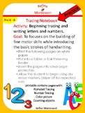 Alphabet and Numbers Tracing Notebook | Distance Learning
