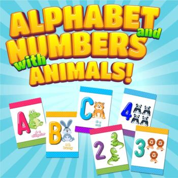 Preview of Alphabet and Numbers with Animals!