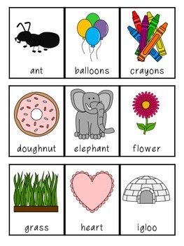 Alphabet and Phonemic Awareness 3-part Cards by Kindergarten Forever