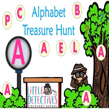 Preview of Digital Alphabet and Phonemic Awareness Treasure Hunt (Interactive)