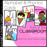 Alphabet and Phonics Cards - Light and Bright
