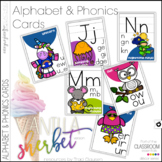 Alphabet Cards and Phonics Cards - Vanilla Sherbet