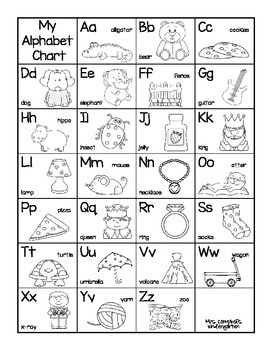 Alphabet and Sight Word Charts by Mrs Campbell's Kindergarten | TpT