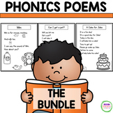 Alphabet and Word Family Phonics Poems for Emergent Reader