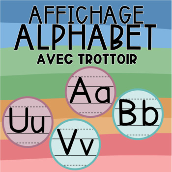 Alphabet avec trottoir by Frantastique Mme Cynthia | TpT