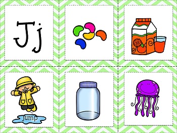Alphabet beginning sound picture cards by Lori McCarty and Jodi Hutchings