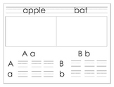 A Is For Apple B Is For Ball Worksheets Teaching Resources Tpt